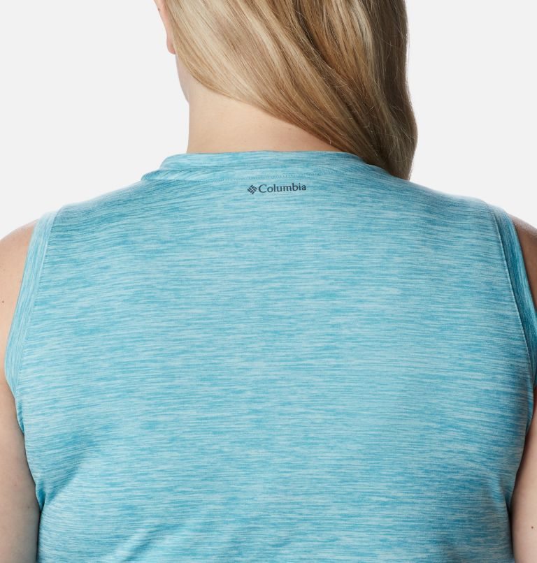 Women's Columbia Weekend Adventure Tanks Turquoise | Plus Size CA-IC14L